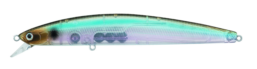 Daiwa Salt Pro Minnow D80 Grunion front view for versatile saltwater targeting.