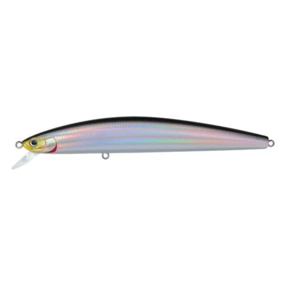 Daiwa Salt Pro Minnow Laser Shiner lure shows depth capability for longer, precise casts.