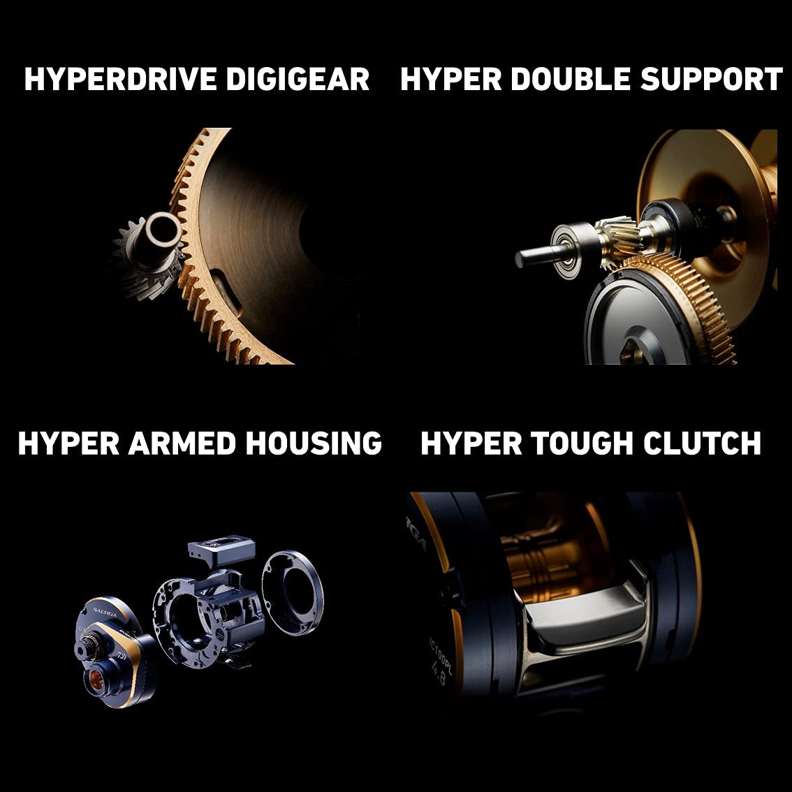 Daiwa Saltiga IC 100 Made-in-Japan build ensures consistent quality