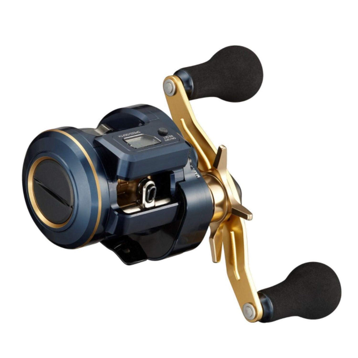 Daiwa Saltiga IC 100PL-DH reel close-up highlighting robust housing and smooth drag for jigging
