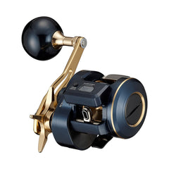 Daiwa Saltiga IC 300 IC counter display for precise depth tracking during jigging.