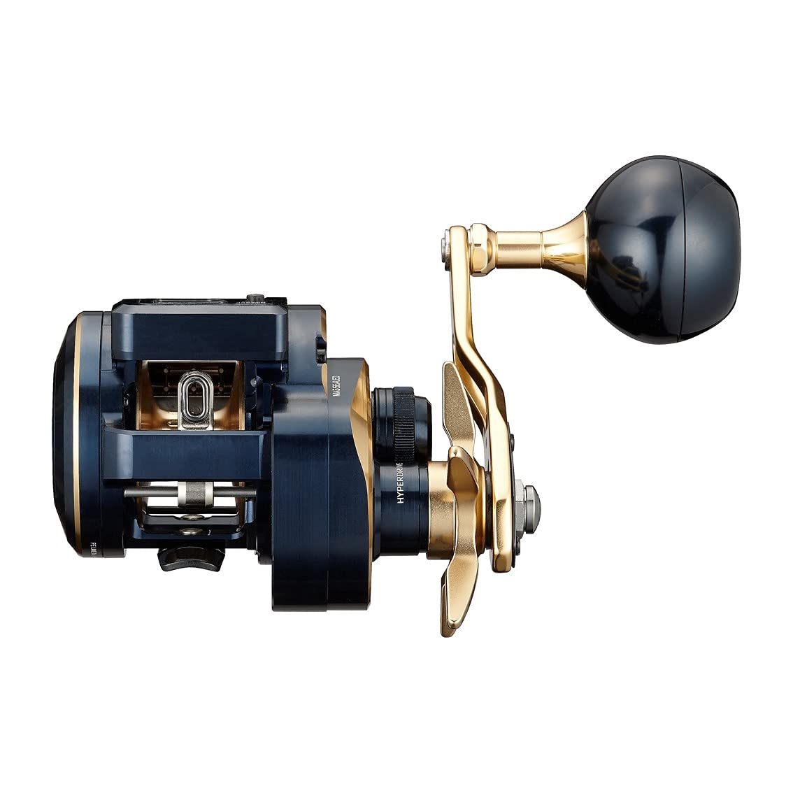 Daiwa Saltiga IC 300L left-hand model with 75-85 mm single handle.