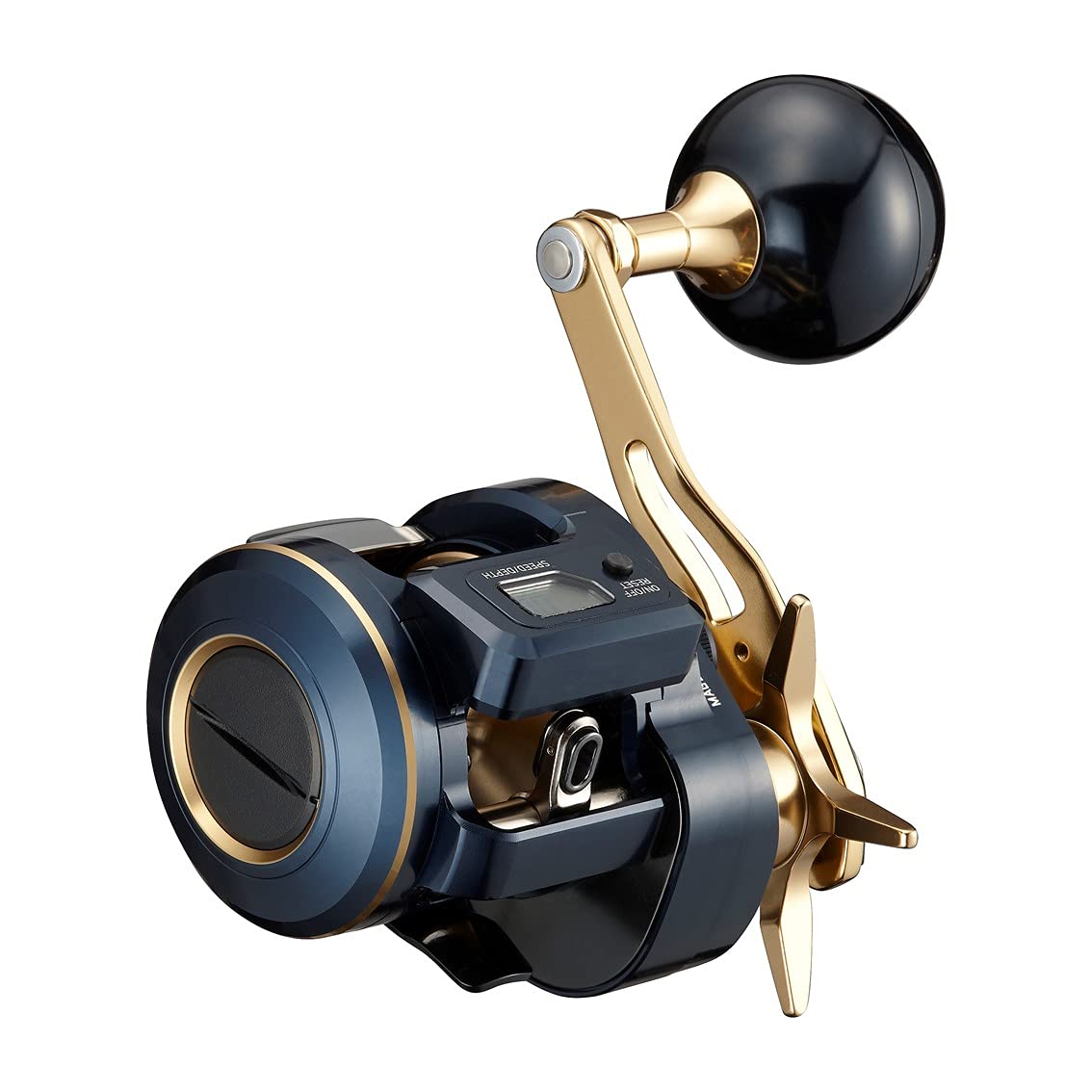Daiwa Saltiga IC 300L side view with compact profile for easy handling.