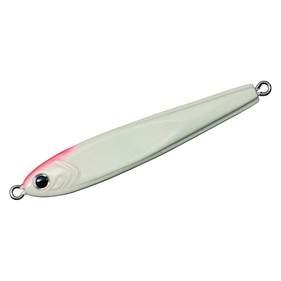 Daiwa Saltiga TG Bait pink glow 3.5 oz lure ready for casting