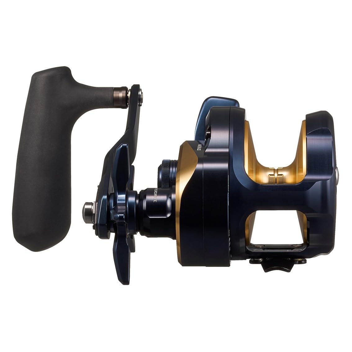 Daiwa Saltiga thumb-hold frame provides comfortable control all day.