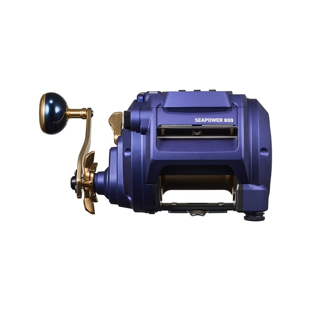 Daiwa Sea Power 800 electric reel ergonomic handle grip for secure retrieval