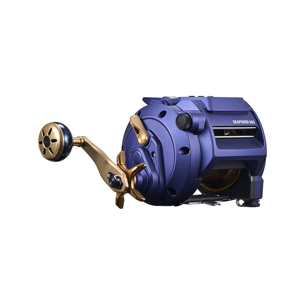 Daiwa Sea Power 800 electric reel winding action designed for heavy fish
