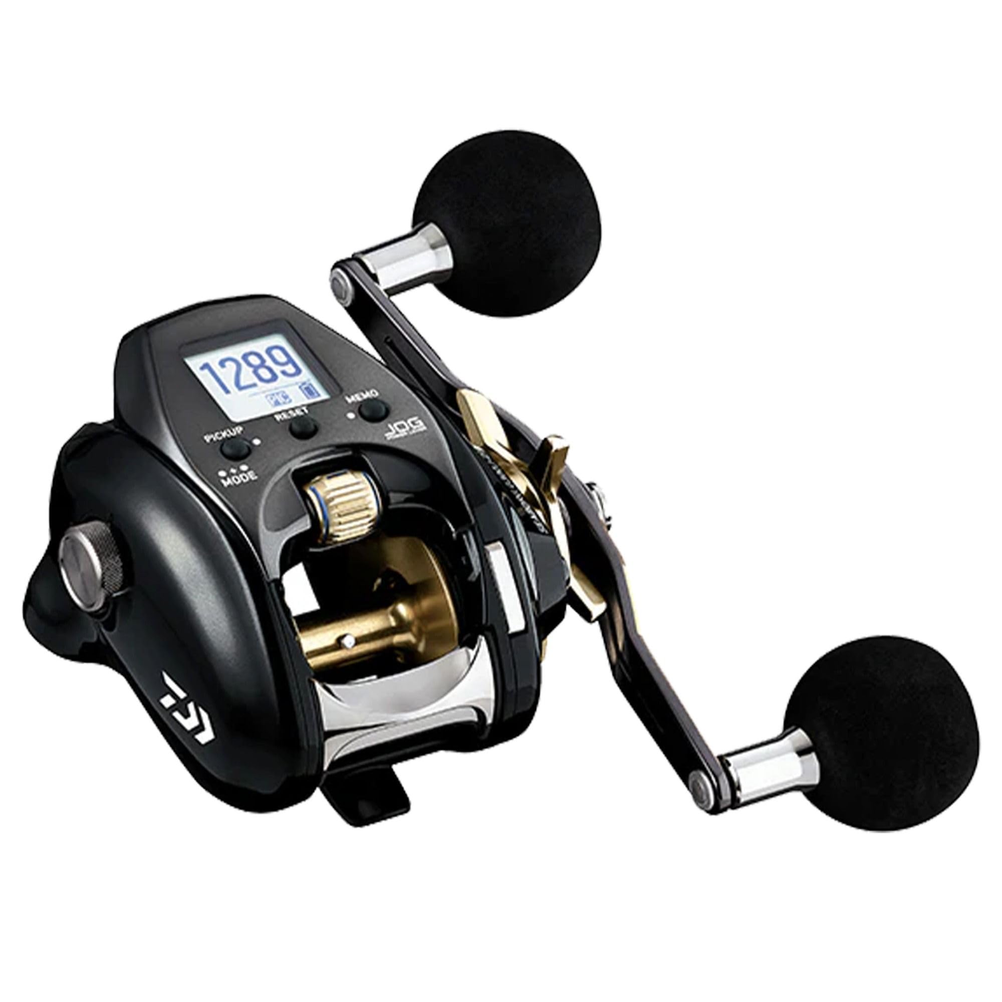 Daiwa Seaborg 1200MJ 12V DC operation enables quick windings.