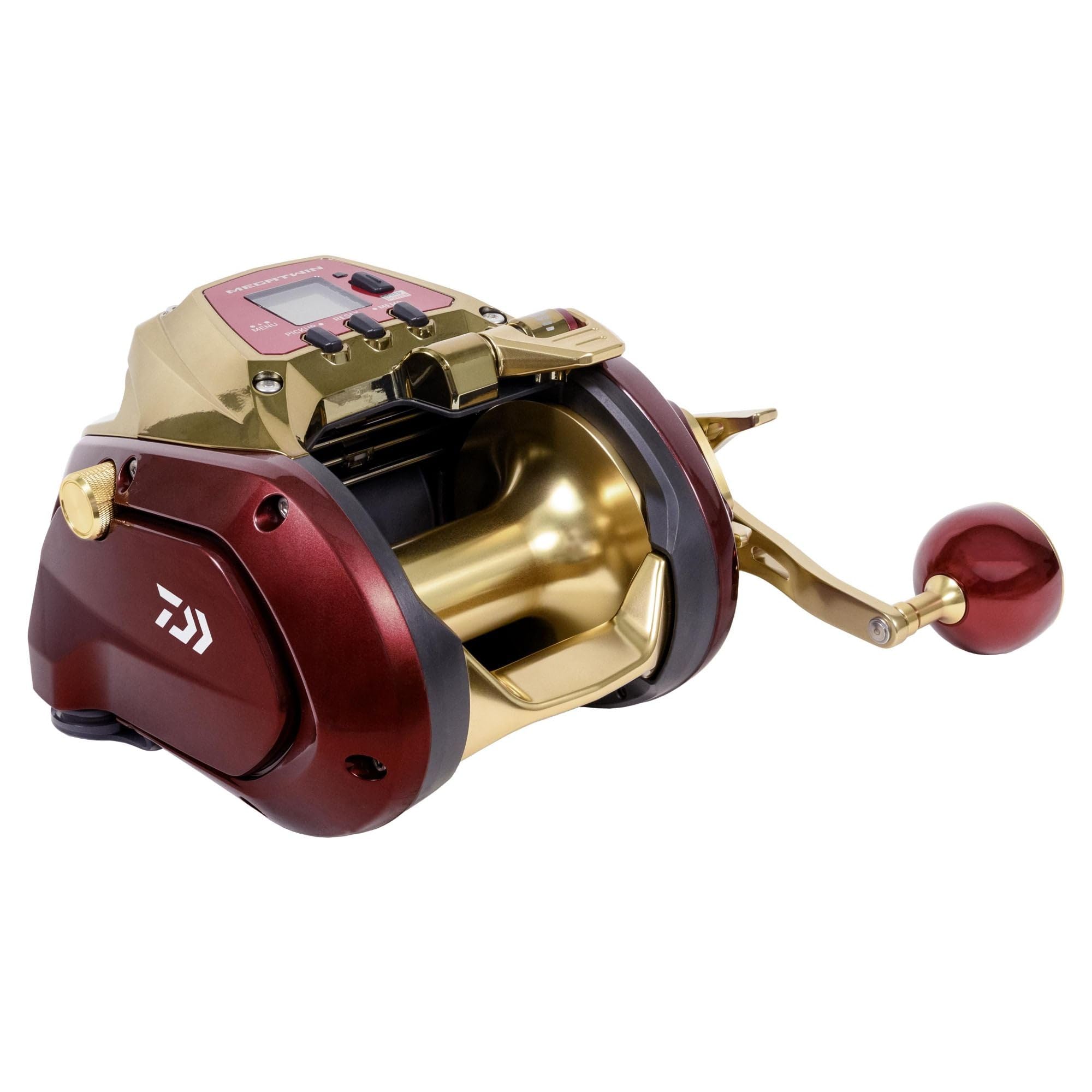 Daiwa Seaborg 1200MJ 22-bearing system ensures smooth operation.
