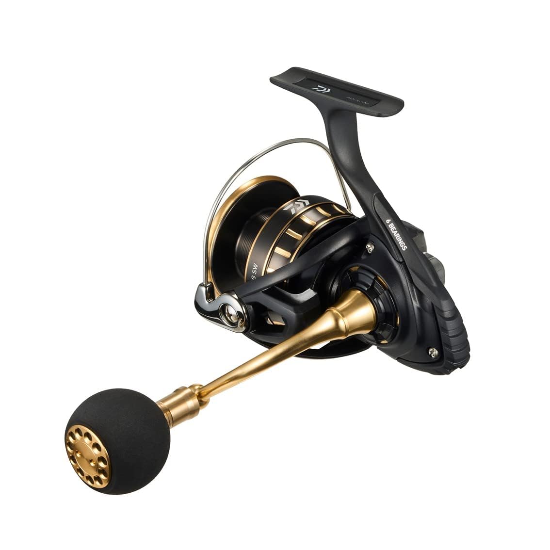 Daiwa winding arc demonstrates smooth line retrieval