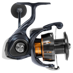 Daiwa SOL MQ LT airdrive rotor close-up emphasizes reduced weight and balanced feel.