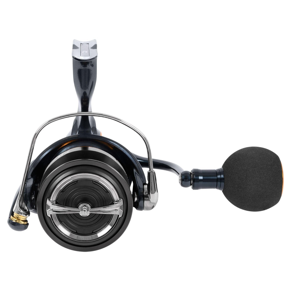 Daiwa SOL MQ LT drag system close-up shows smooth ATD performance for steady pressure.