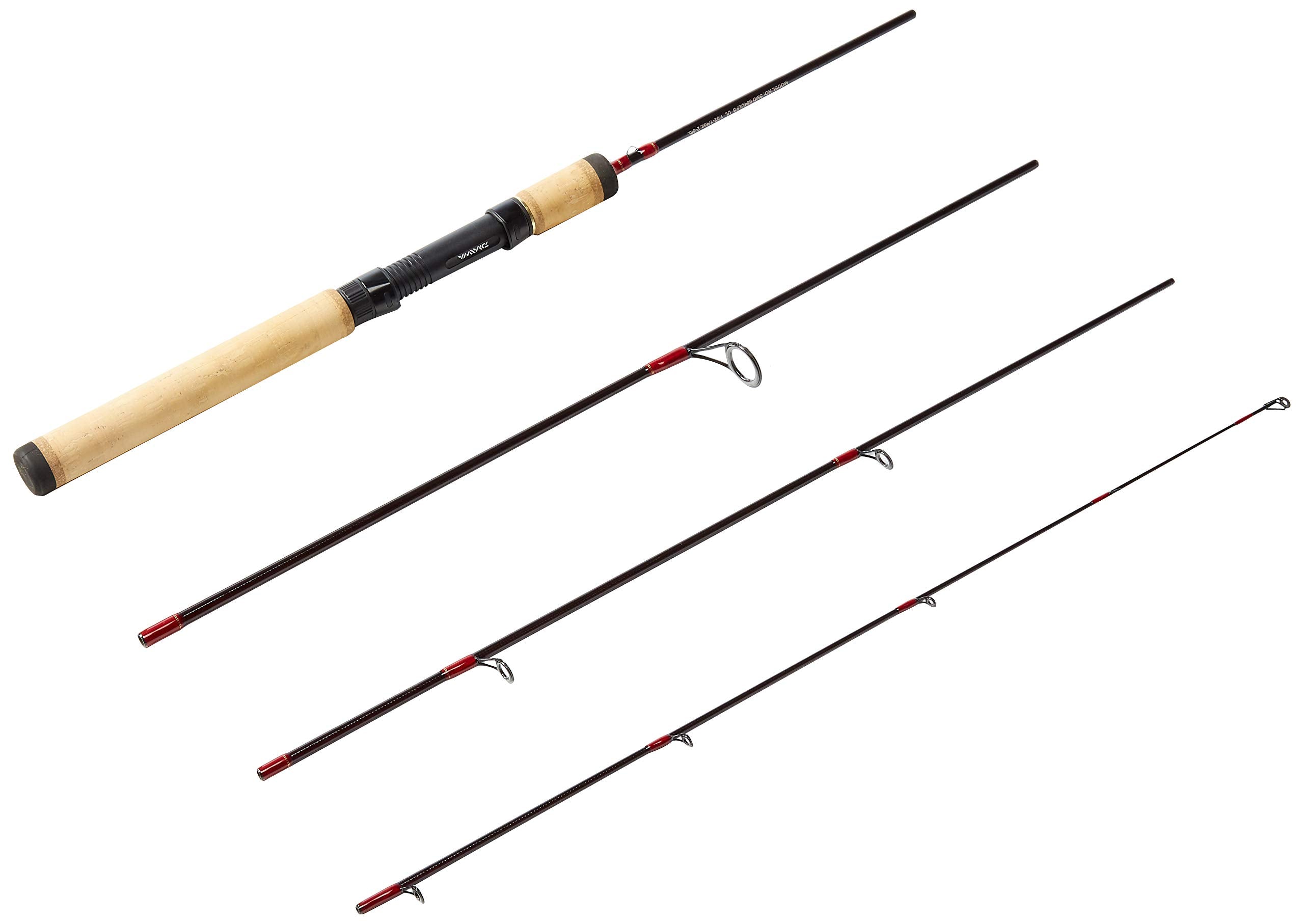 Daiwa Spinmatic-SMD Rod brown full view showing sleek graphite blank for sensitive casting