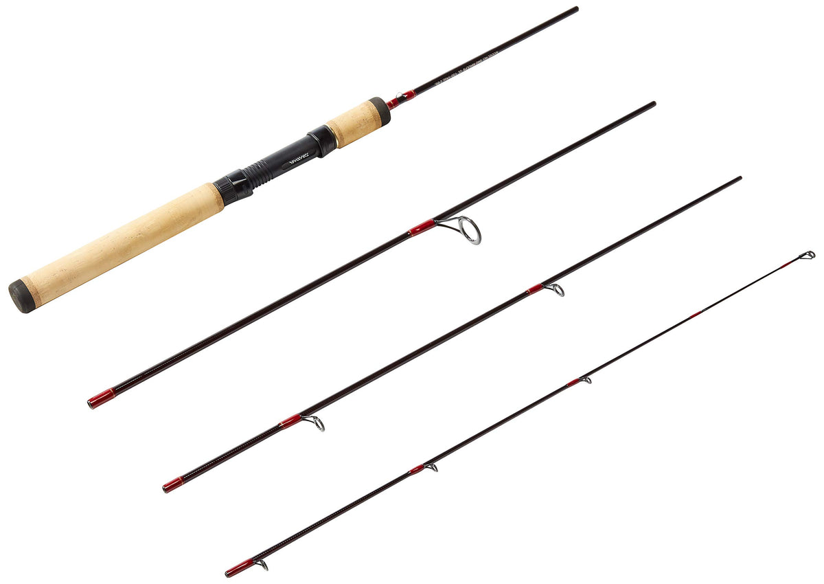 Daiwa Spinmatic-SMD Rod brown full view showing sleek graphite blank for sensitive casting
