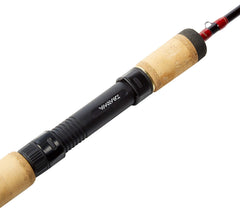 Daiwa Spinmatic-SMD Rod brown reel-seat close-up shows solid ultralight compatibility