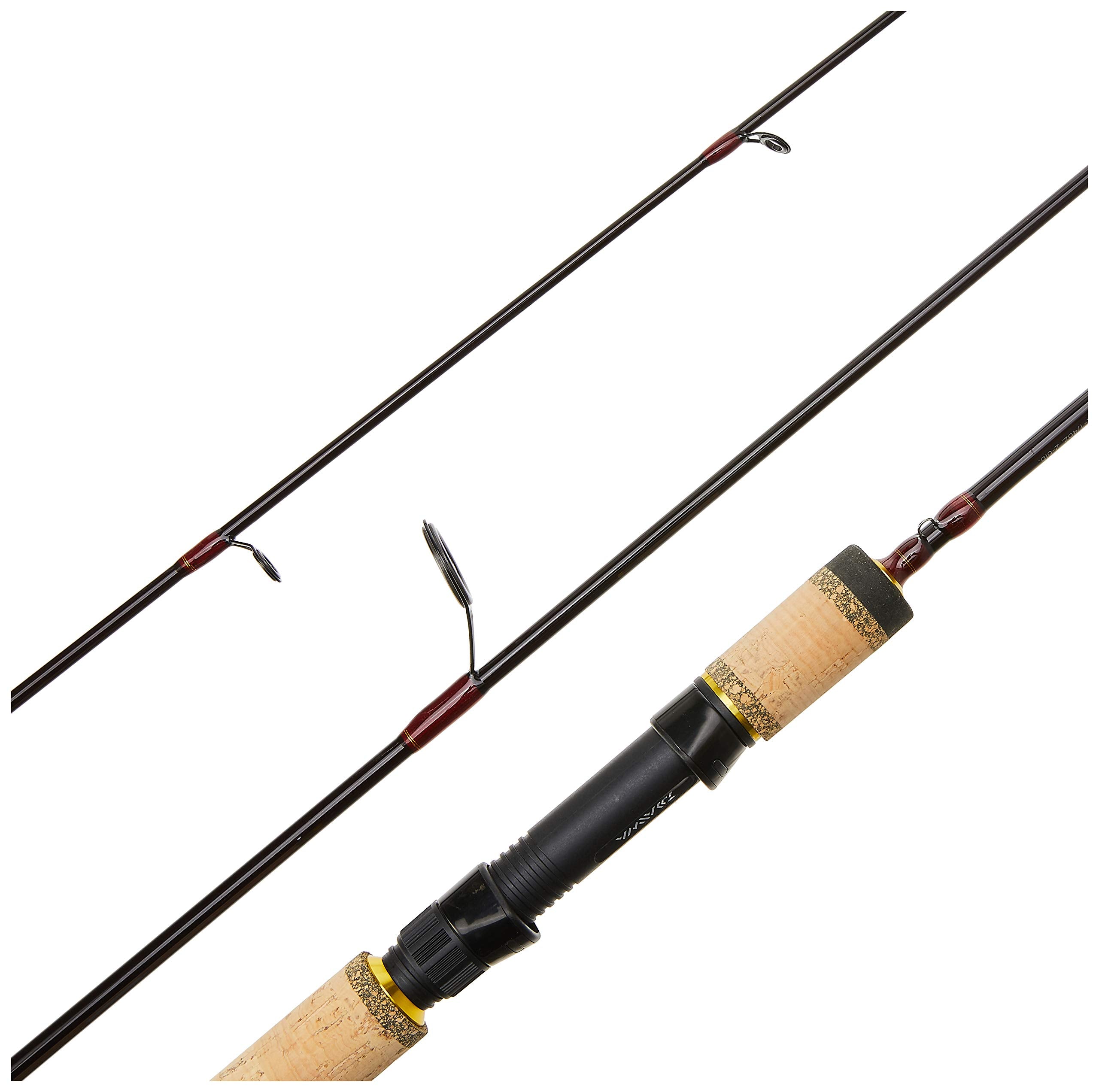 Daiwa Spinmatic-SMD Rod reel seat securely clamps ultralight reels.