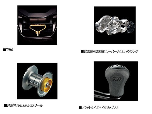 Daiwa Steez A TW 190 in-hand view demonstrating balanced casting control