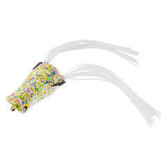 Daiwa Steez Chikita Frog Artistic White close-up of the hollow body for light tackle.
