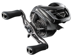 Daiwa Steez SV TWS right-hand reel side view highlighting magnesium frame durability.
