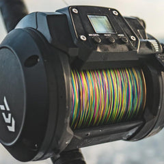 Daiwa Tanacom 1200 power assist technology enabling smoother line retrieval.