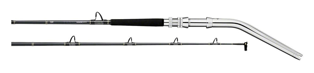 Daiwa TANACOM DENDOH Style 2-Piece Deep Drop Rod, front view, ideal for offshore fishing