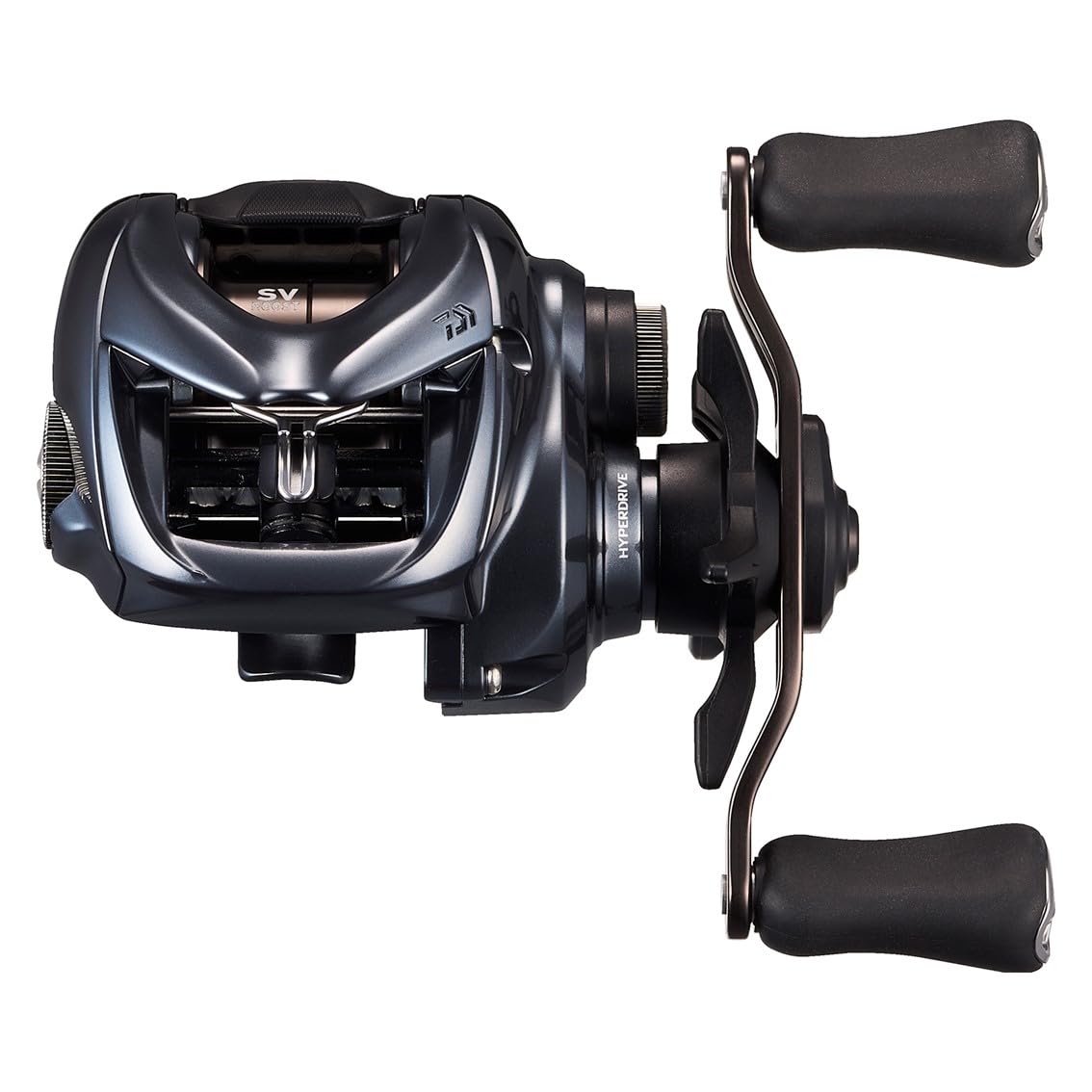 Daiwa Tatula SV TW 100XHL crank handle demonstrates ergonomic control during long sessions.