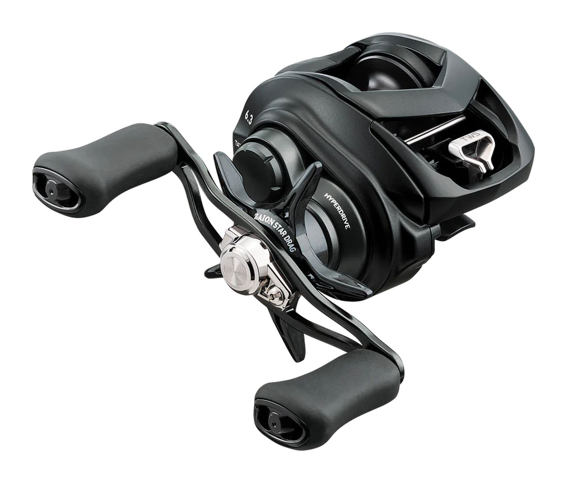 Daiwa TATULA TW80 closeup with smooth casting emphasis.