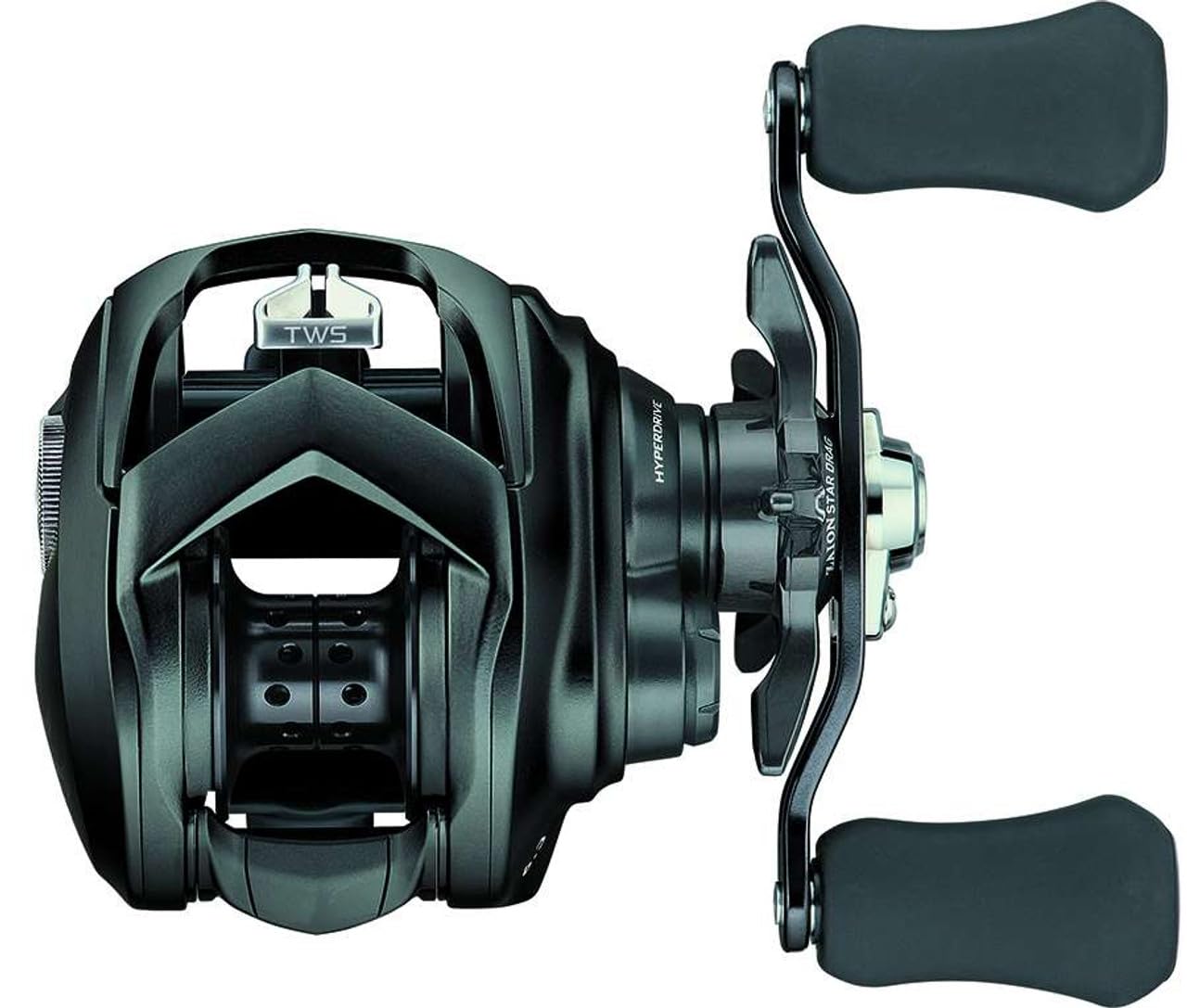 Daiwa Tatula TW80 baitcast reel in-action demonstrates smooth line release for long casts.
