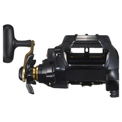 Daiwa TCS500J Tanacom reel dial closeup, precise retrieval control