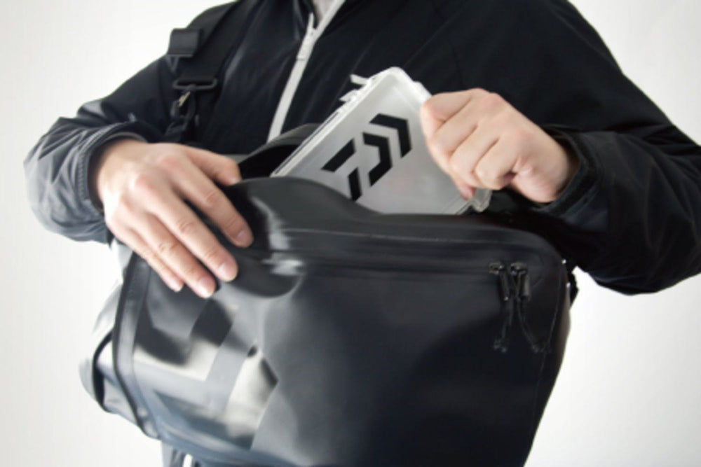 Daiwa waterproof bag protects gear during transit