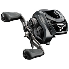 Daiwa TTU300XS Tatula TW300 baitcast reel close-up showing smooth operation for bass fishing