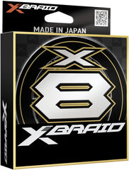 Daiwa XBRAID X8 6 lb green white braid on spool for strong performance.