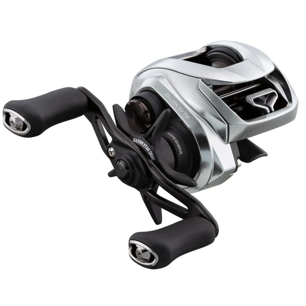 Daiwa Zillion SV Baitcast Reel side view demonstrates balanced design for precise casting.