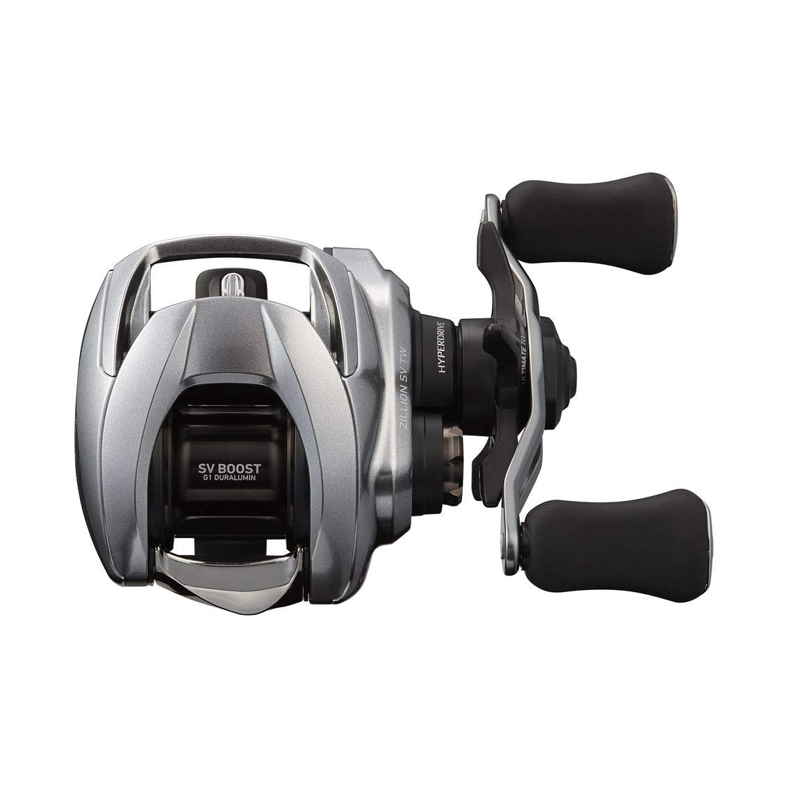 Daiwa Zillion SV TW 1000 close-up of the digigear shows smooth, strong rotation.