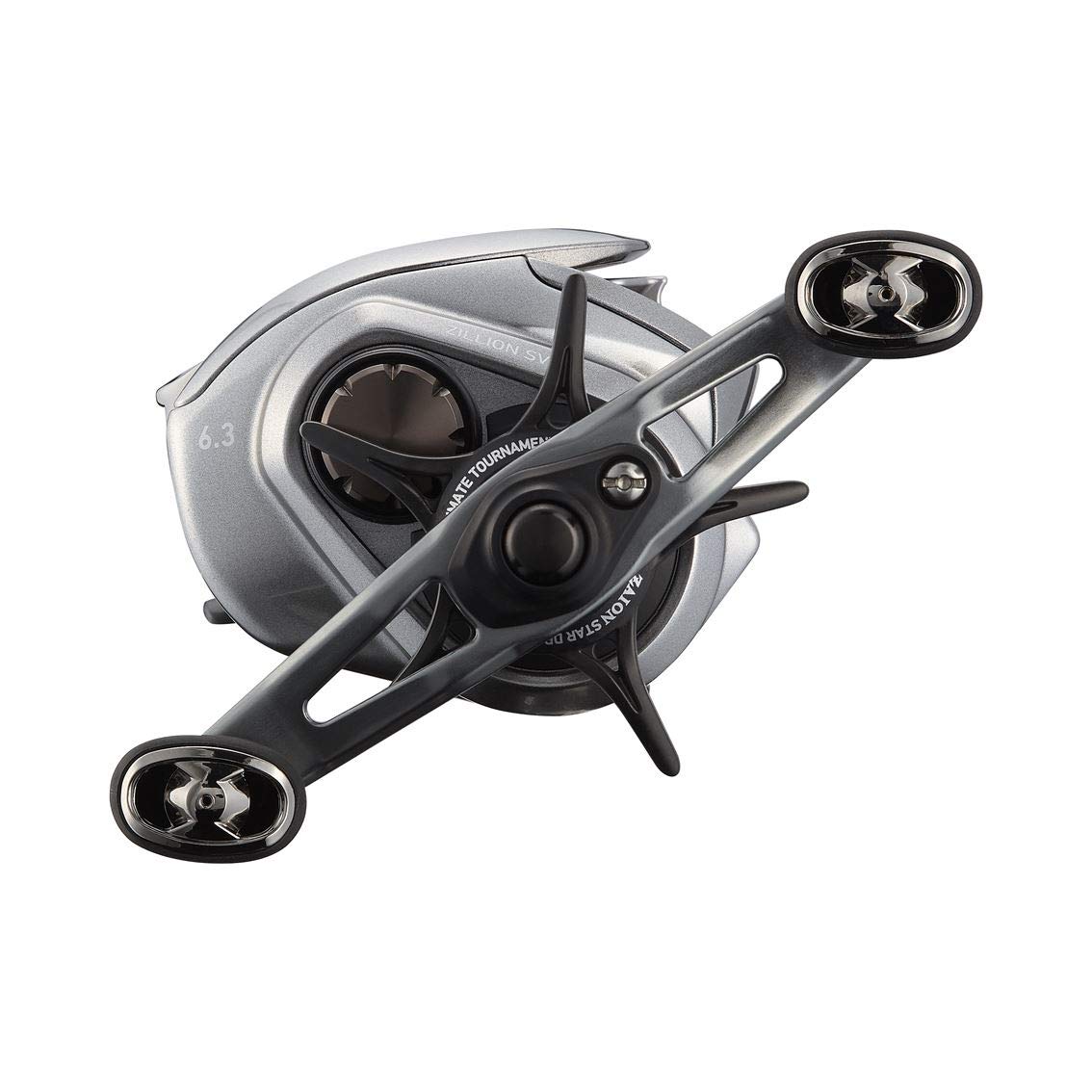 Daiwa Zillion SV TW 1000 spool close-up demonstrates 34 mm diameter for lure versatility.