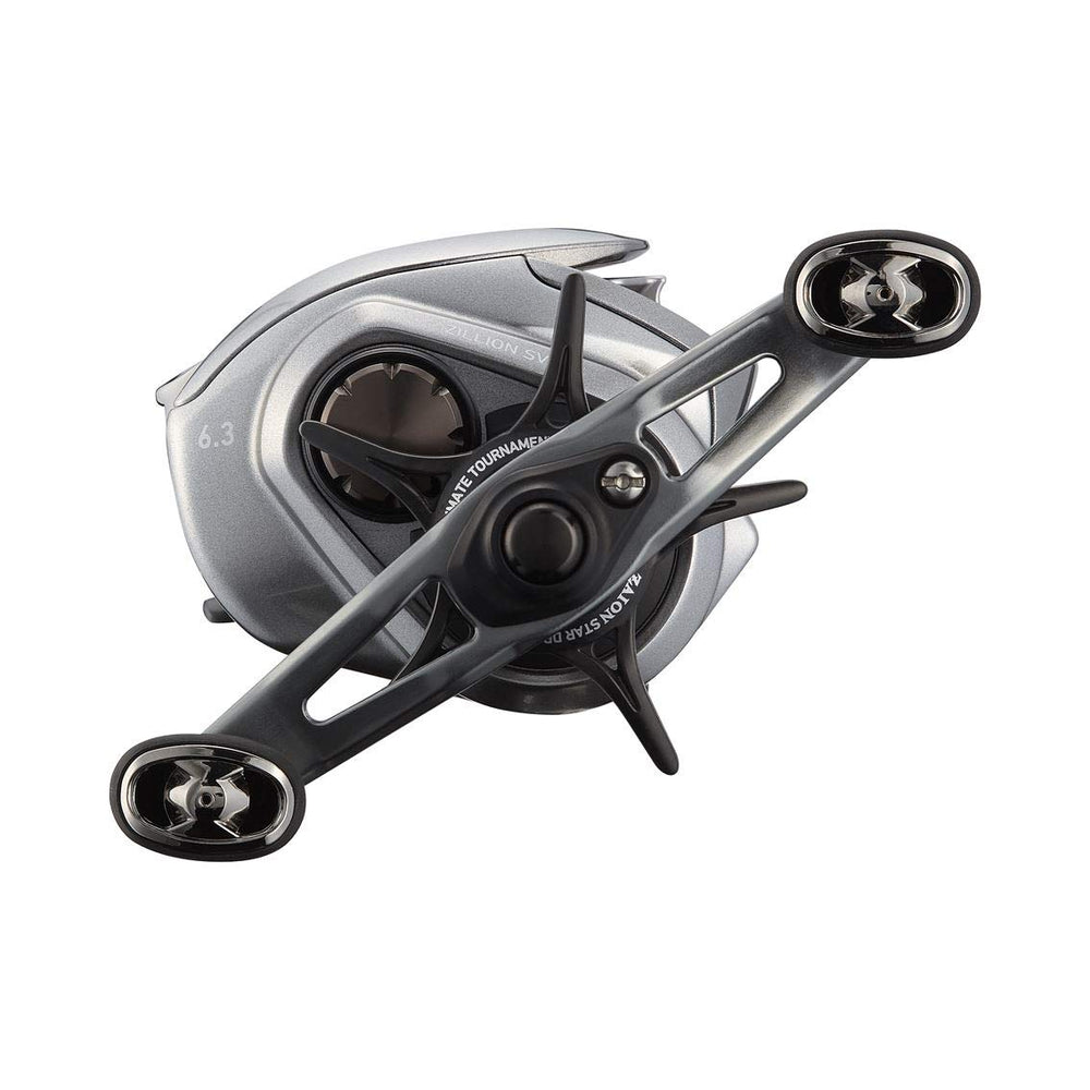 Daiwa Zillion SV TW 1000 spool close-up demonstrates 34 mm diameter for lure versatility.