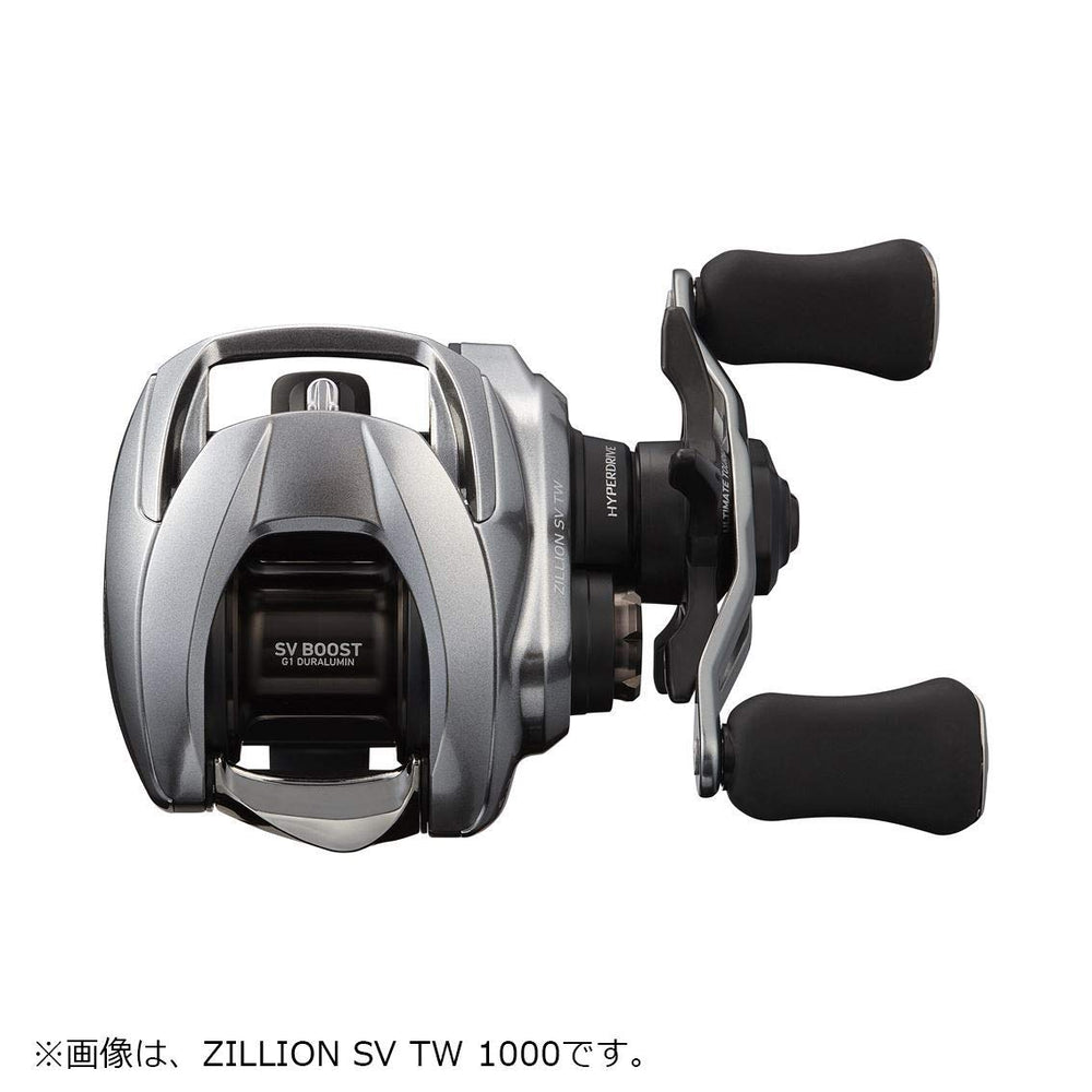 Daiwa Zillion SV TW 1000P gear mechanism illustrates precise gearing for responsive retrieves.