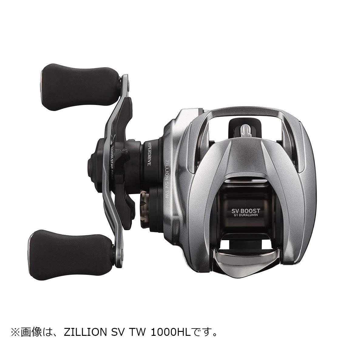 Daiwa Zillion SV TW 1000PL HyperDrive Digigear close-up shows smooth rotation