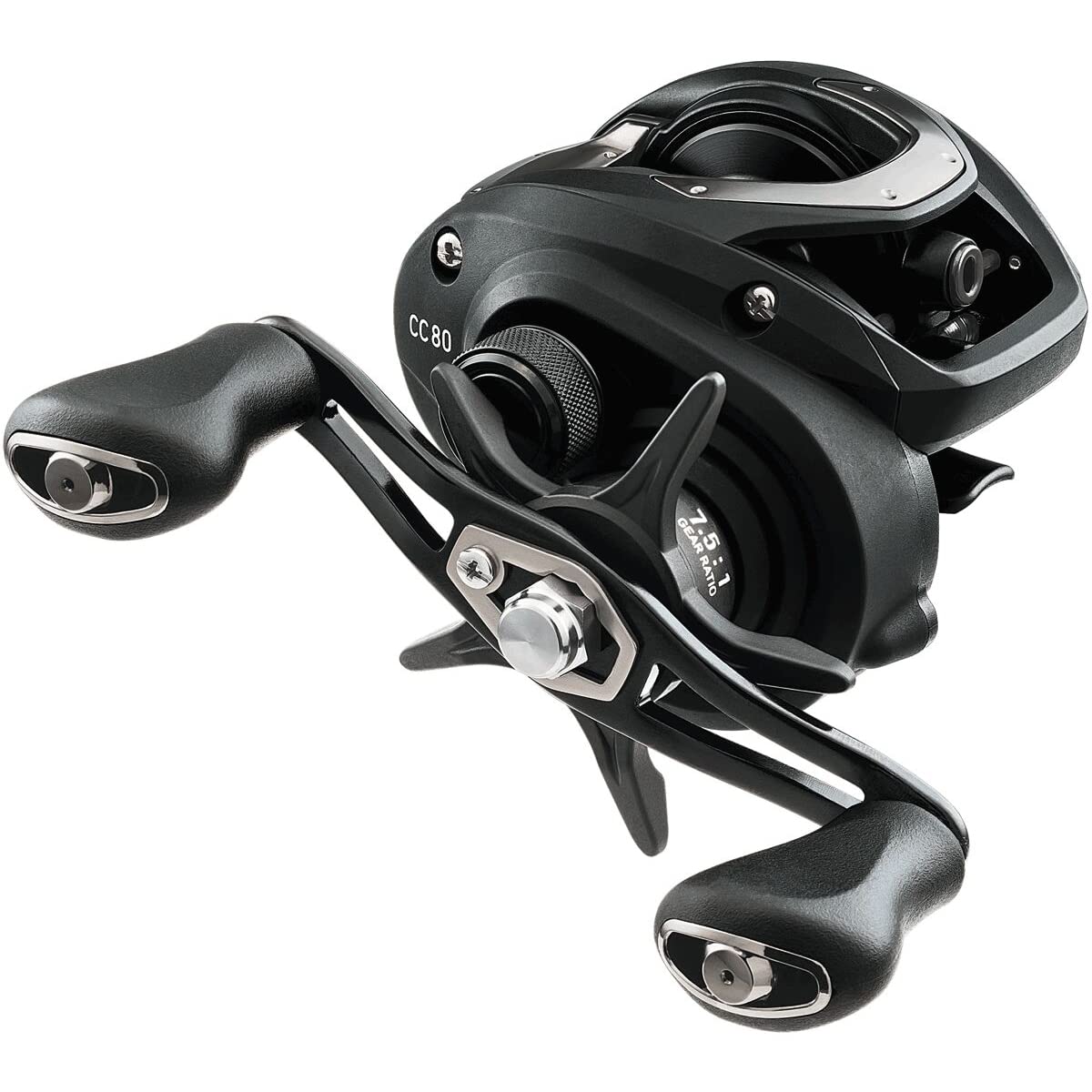 Daiwa CC80 Casting Reel front view in black – CC80HS