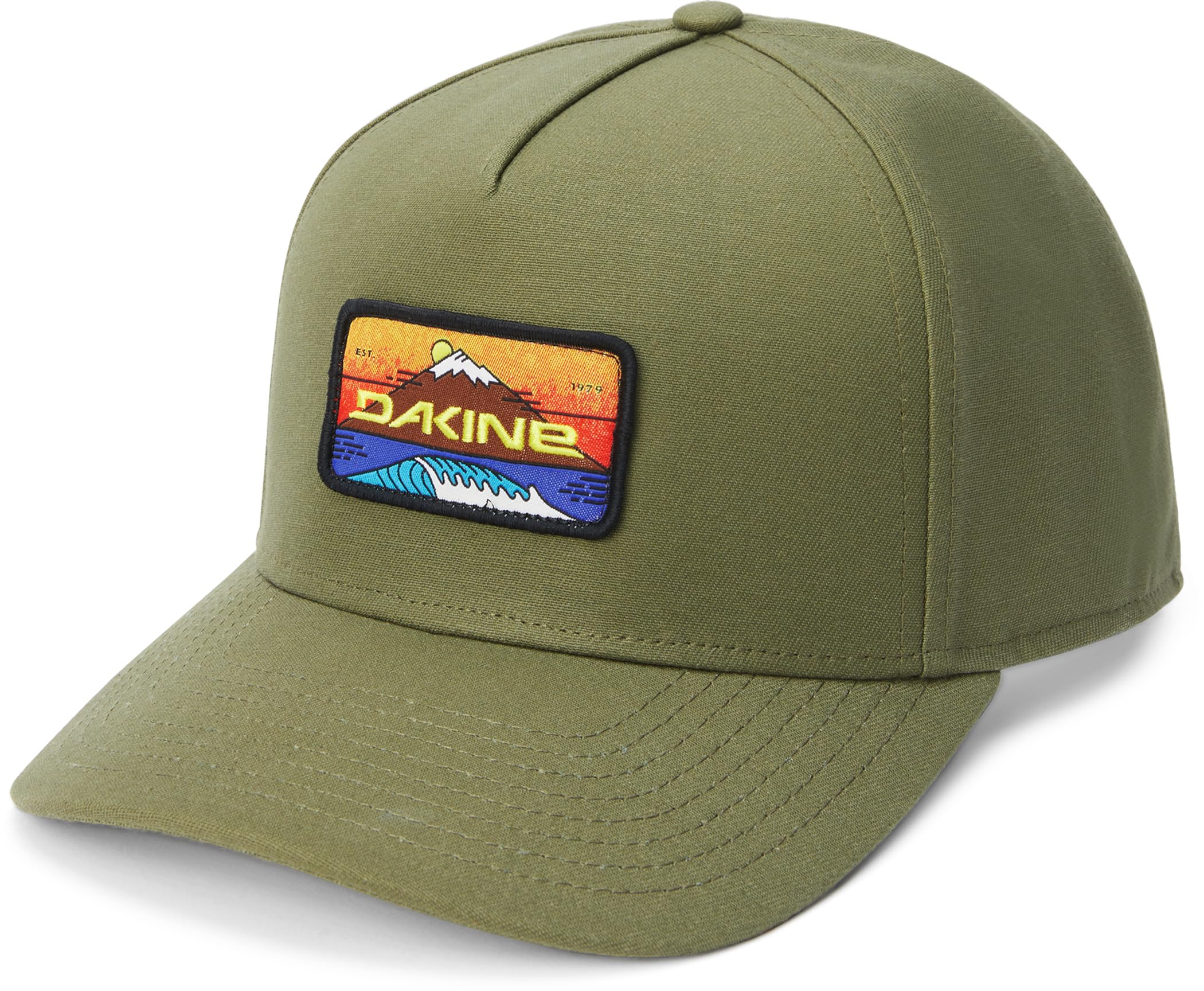 Dakine All Sports Patch Ballcap in dusky green, front view, comfortable everyday wear.