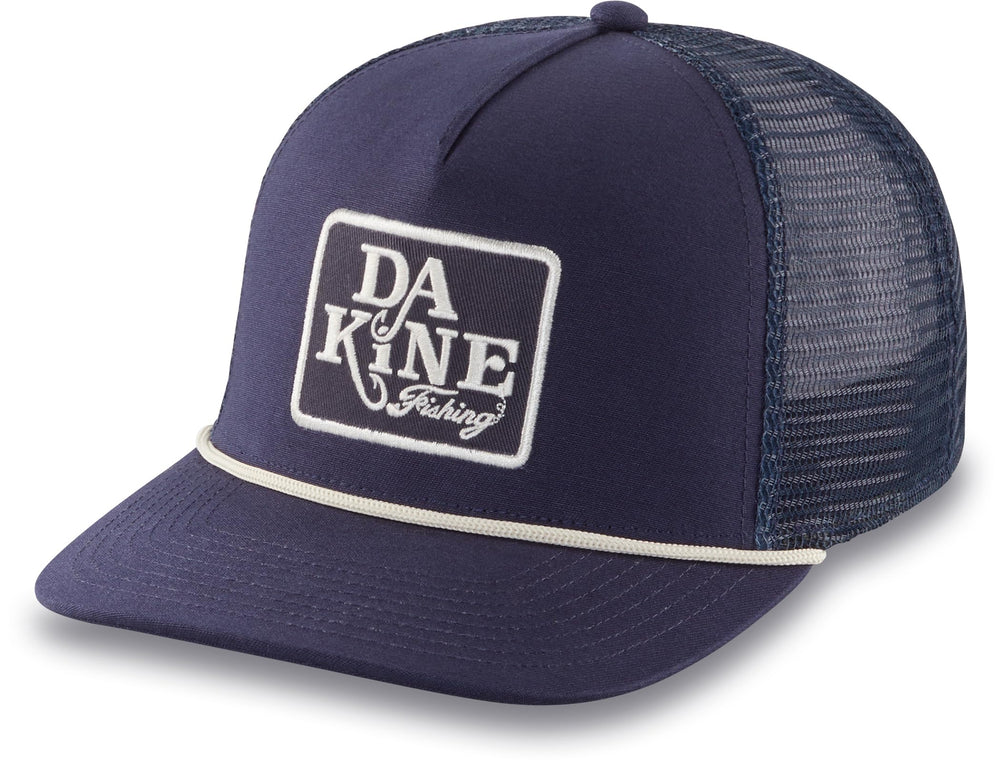 Dakine All Sports Trucker Naval Academy front view with breathable mesh panels and curved brim