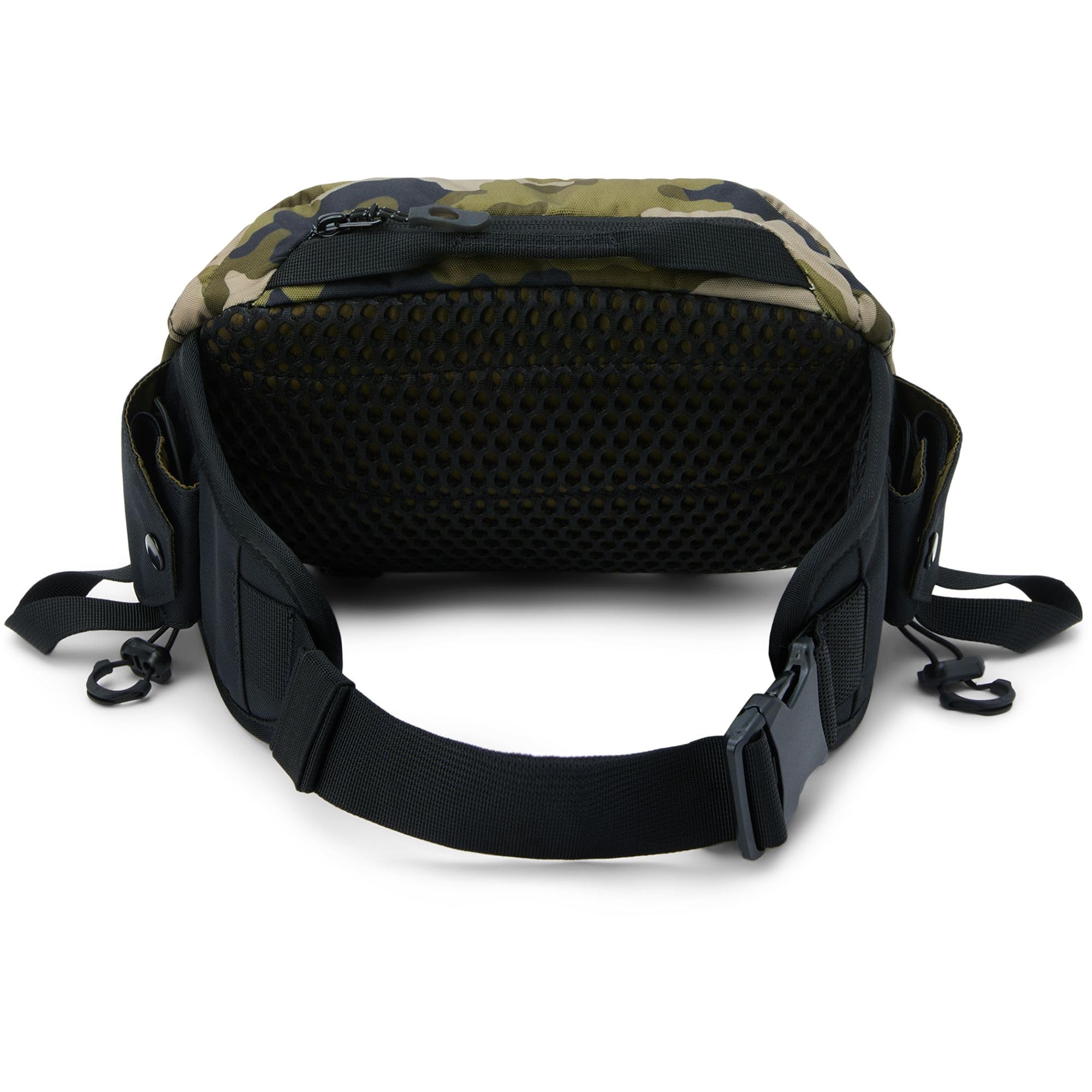 Dakine Hot Laps Hip Pack 2L back view shows breathable back panel.