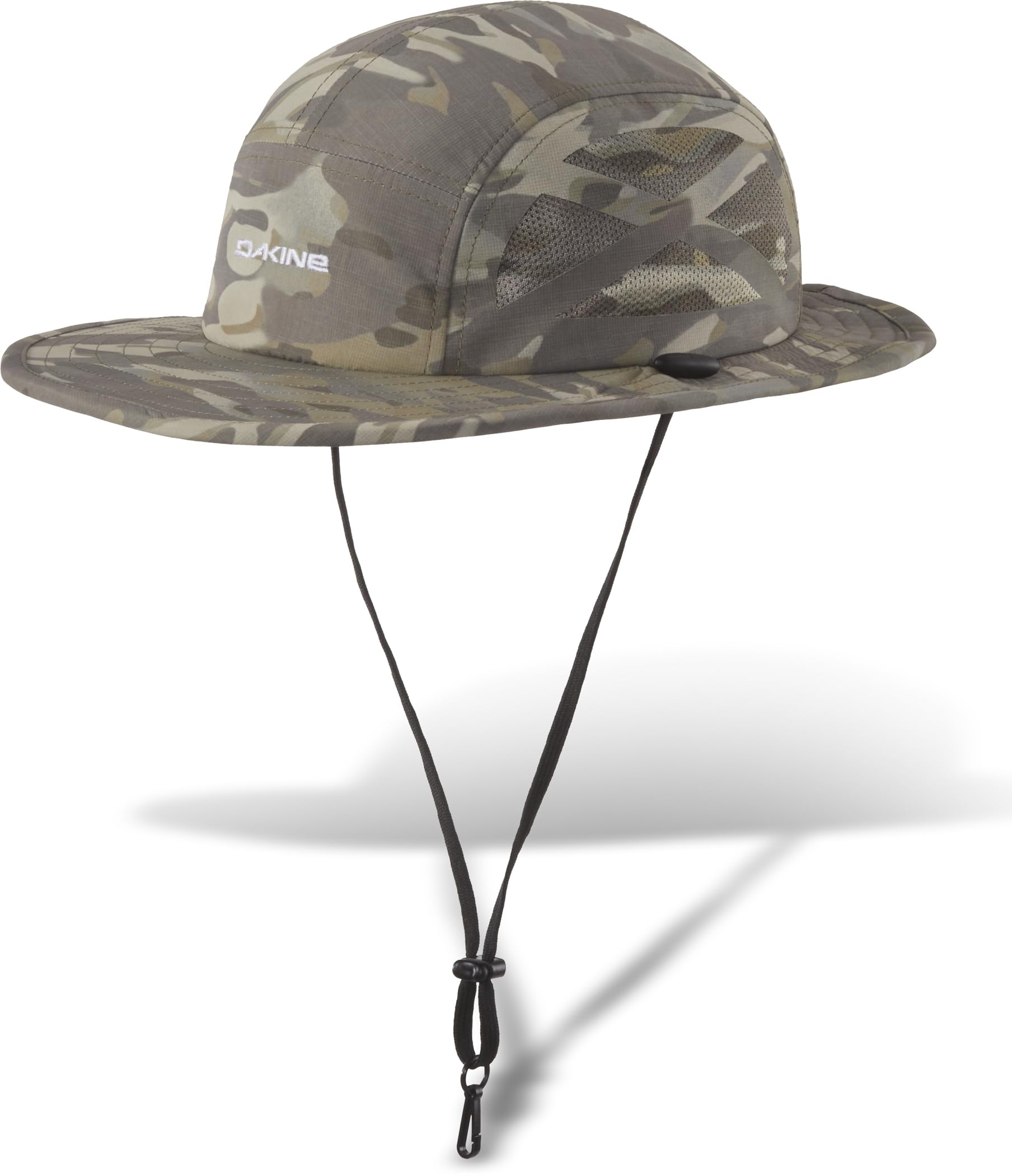 Dakine Kahu Surf Hat in Vintage Camo II with extended brim for sun protection on beach or water