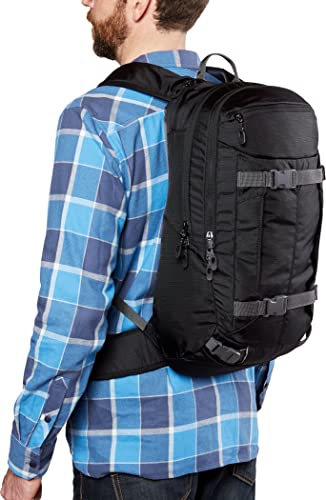 Dakine Mission Pro 25L hydration sleeve keeps fluids accessible on climbs