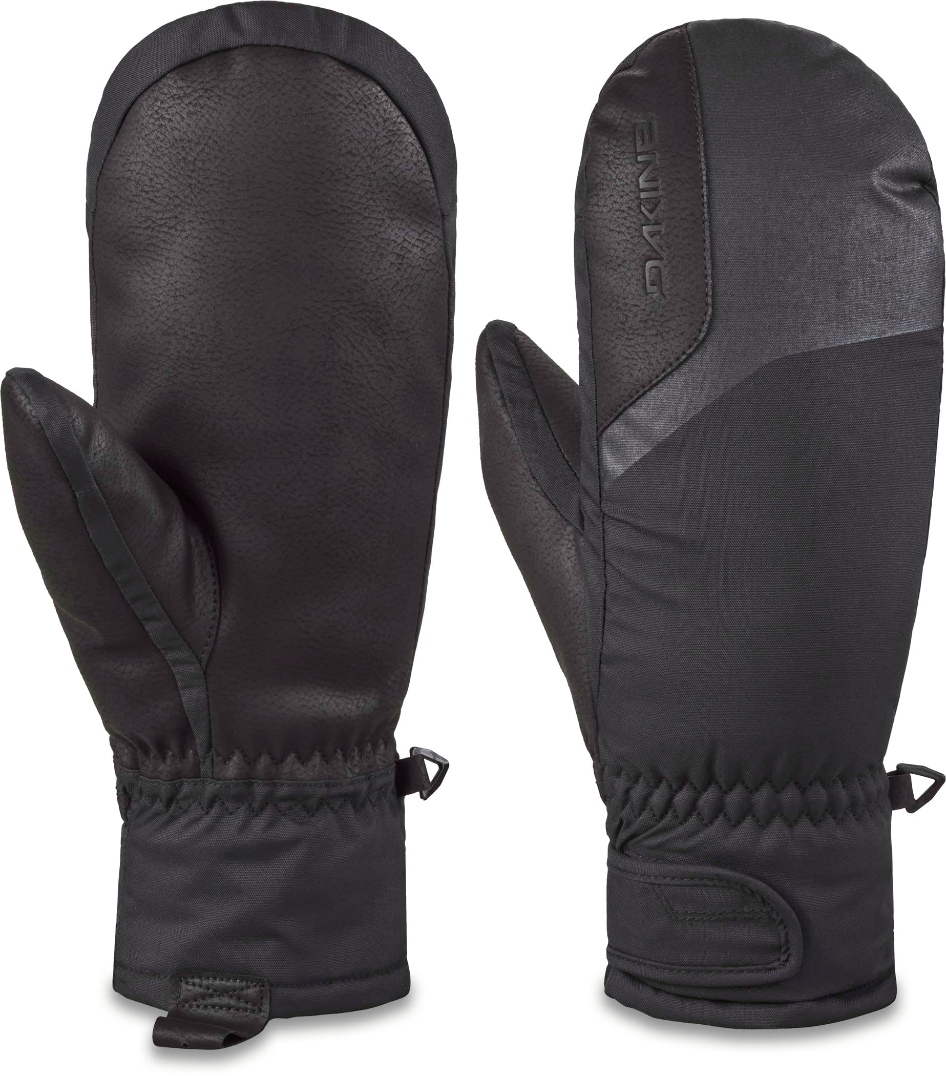 Dakine Nova Mitt Black Small cuff view emphasizes warmth and secure fit
