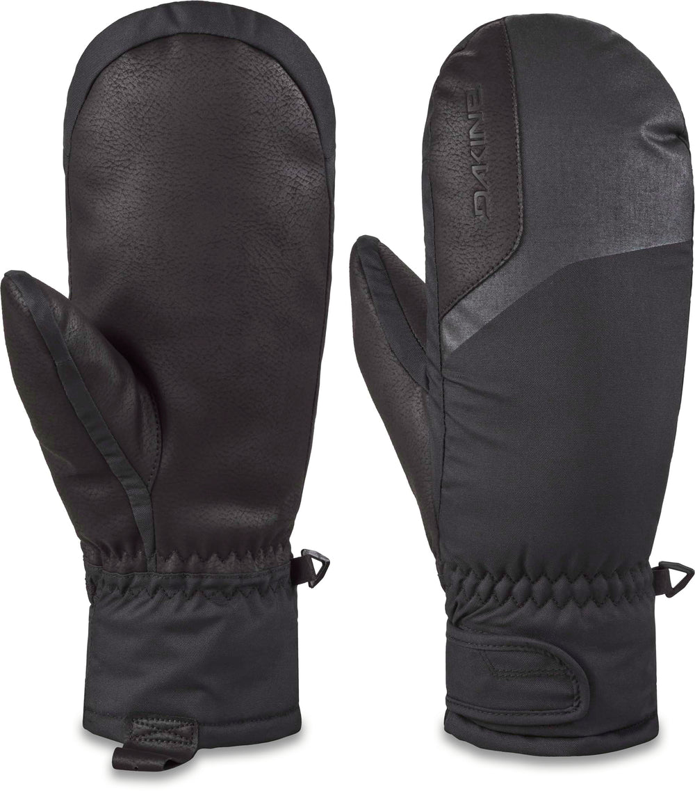 Dakine Nova Mitt Black Small cuff view emphasizes warmth and secure fit