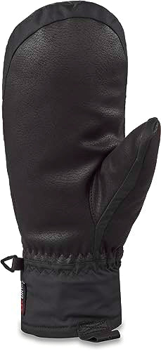 Dakine Nova Mitt Black Small exterior shell highlights water-repellent fabric for wet powder