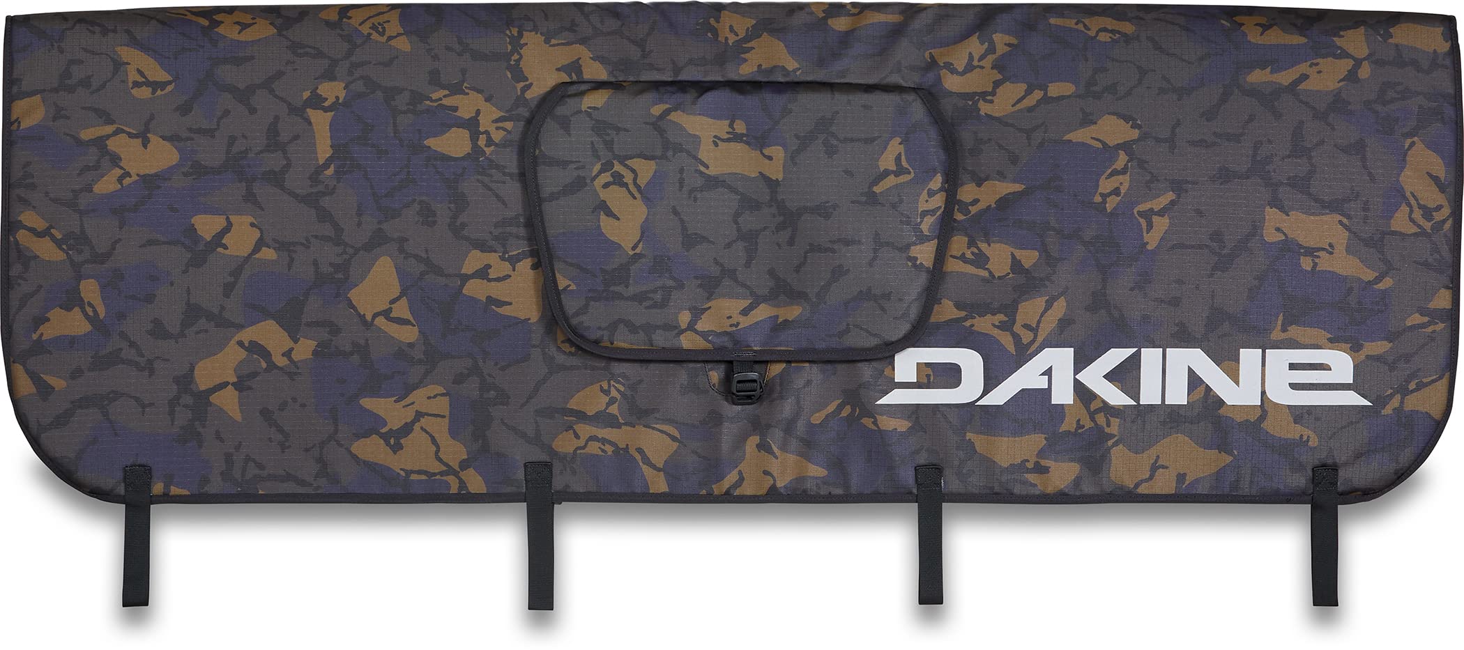 Dakine Pickup Pad DLX Curve cascade camo large front view showing versatile multi-bike transport