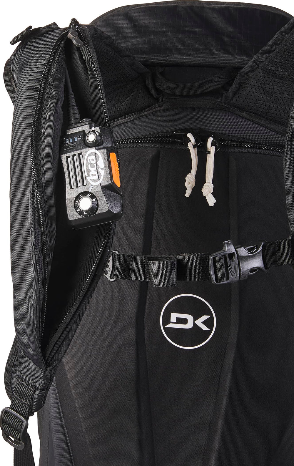 Dakine Poacher 40L backpack, top pocket access for quick essentials on tours.