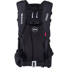 Dakine Poacher R.A.S. 26L, front view panel-loader for fast avalanche tool access.